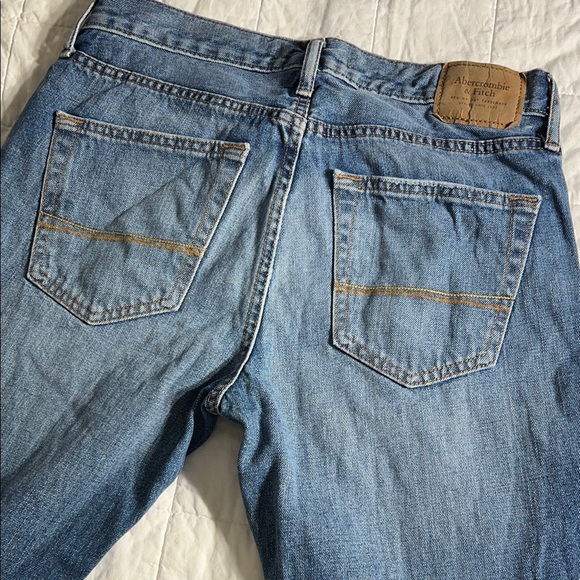 Abercrombie & Fitch Blue classic Straight Men Jeans 29x30 100%‎ cotton - Picture 5 of 6